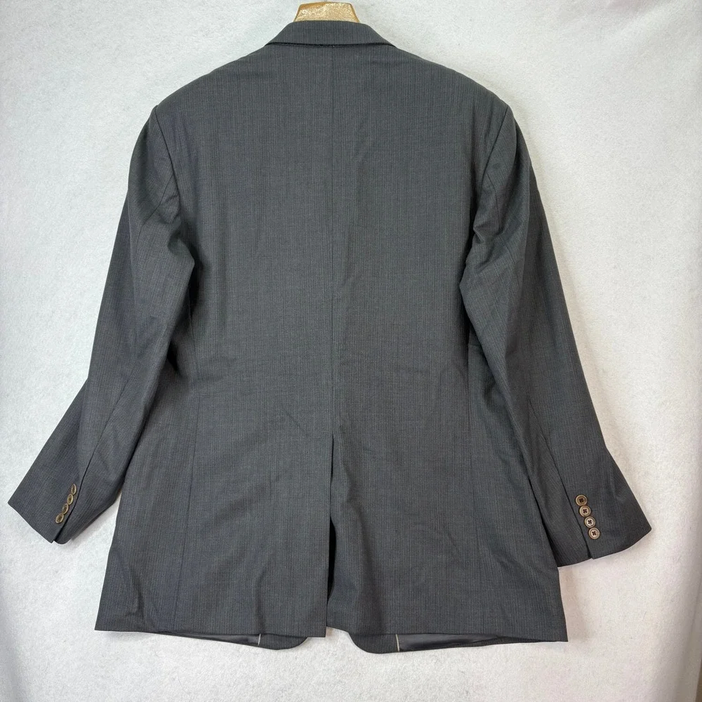 Brooks Brothers 346 Grey Blazer Men's 48 Long Stretch‎ Wool Sport Coat Jacket
